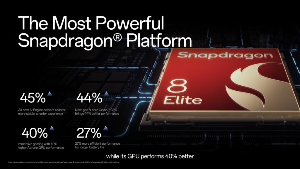 Snapdragon 8 Elite processor