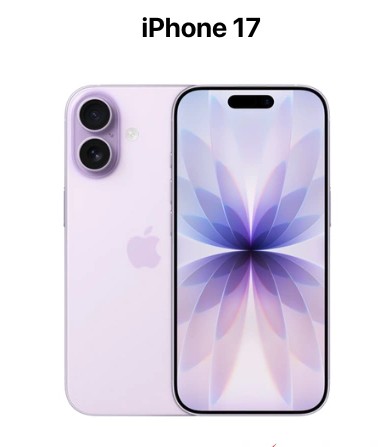 iPhone 17 India front view with OLED display