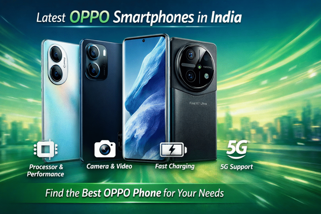 latest oppo smartphones in india